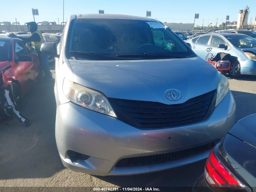 2012 Toyota Sienna Le VIN: 5TDKA3DC6CS010531 Lot: 40762391