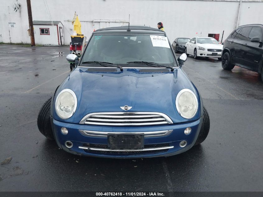 2007 Mini Cooper VIN: WMWRF33557TF66212 Lot: 40762418