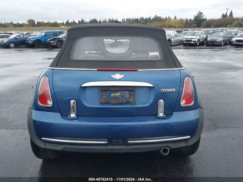 2007 Mini Cooper VIN: WMWRF33557TF66212 Lot: 40762418