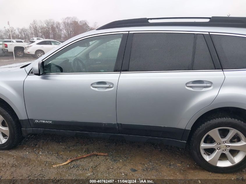 2014 Subaru Outback 2.5I Limited VIN: 4S4BRCMC2E3295611 Lot: 40762457