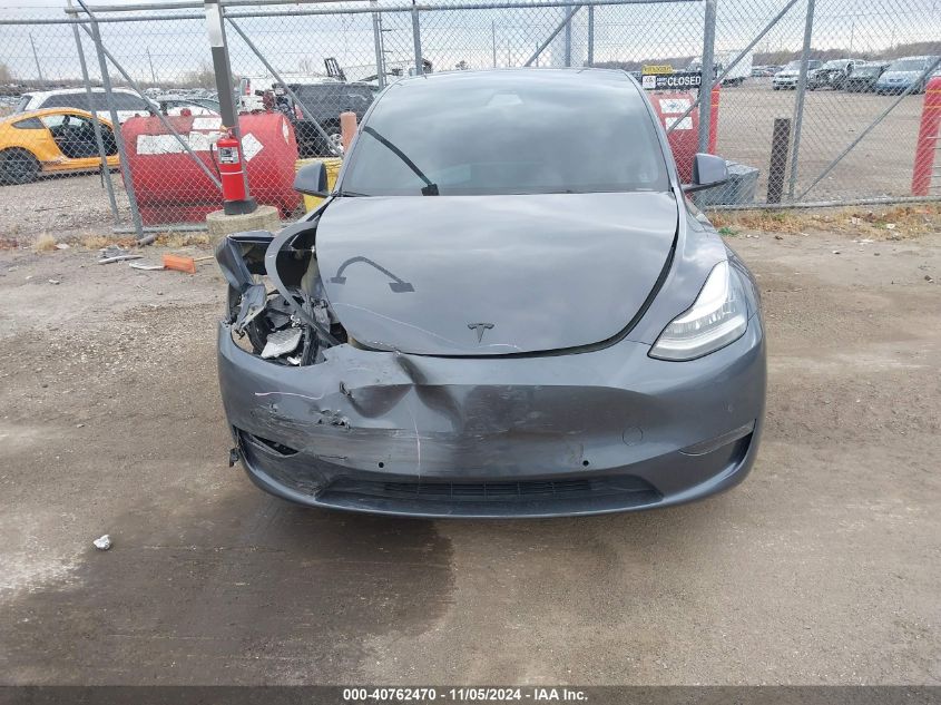 2021 Tesla Model Y Long Range Dual Motor All-Wheel Drive VIN: 5YJYGAEE2MF299930 Lot: 40762470