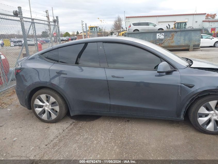 2021 Tesla Model Y Long Range Dual Motor All-Wheel Drive VIN: 5YJYGAEE2MF299930 Lot: 40762470