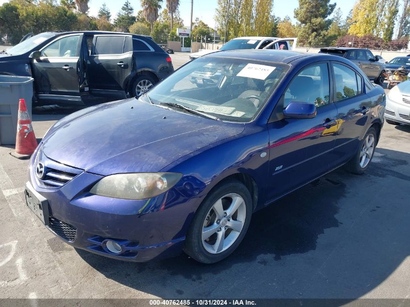 2004 Mazda Mazda3 S VIN: JM1BK323541176215 Lot: 40762485