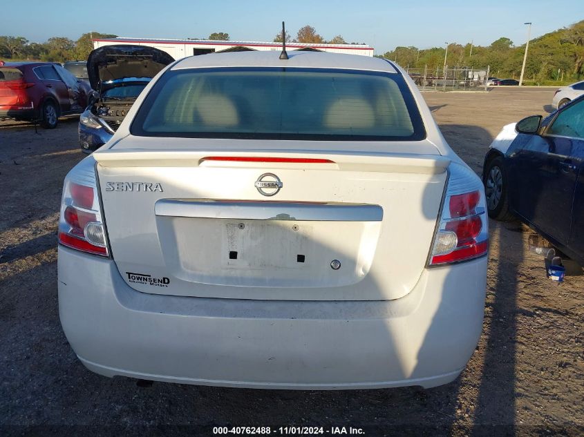 2012 Nissan Sentra 2.0 S VIN: 3N1AB6AP0CL671739 Lot: 40762488