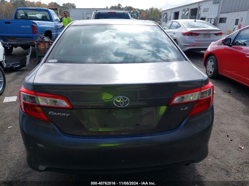 2013 Toyota Camry Le VIN: 4T1BF1FK9DU661493 Lot: 40762516