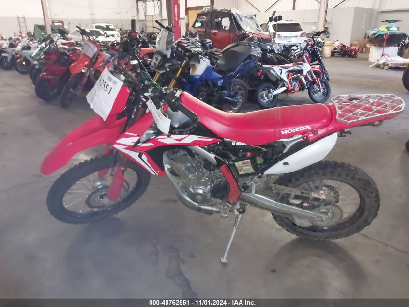 2019 Honda Crf250 L VIN: MLHMD4419K5200913 Lot: 40762551