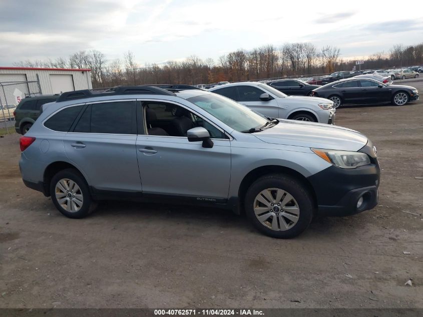 2015 Subaru Outback 2.5I Premium VIN: 4S4BSAHC7F3330518 Lot: 40762571