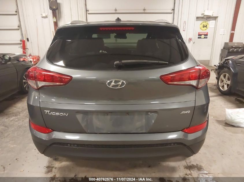 2017 Hyundai Tucson Se VIN: KM8J3CA41HU275875 Lot: 40762576