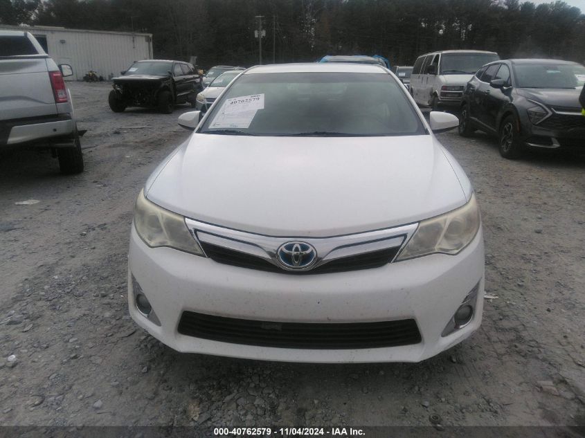 2012 Toyota Camry Hybrid Xle VIN: 4T1BD1FK5CU061980 Lot: 40762579