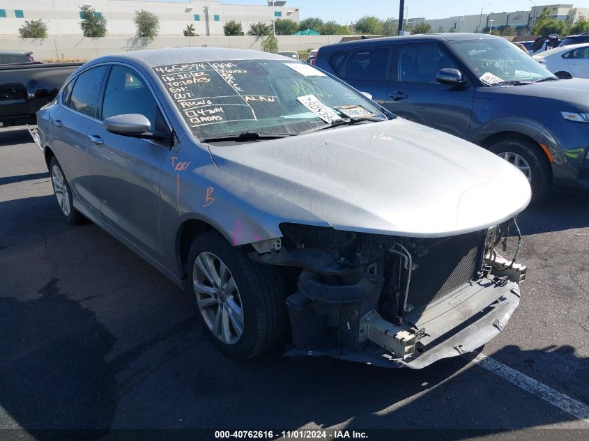 2016 Chrysler 200 Limited VIN: 1C3CCCAB6GN144711 Lot: 40762616