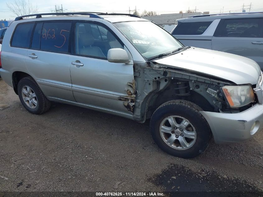 2003 Toyota Highlander Limited V6 VIN: JTEHF21A430146857 Lot: 40762625