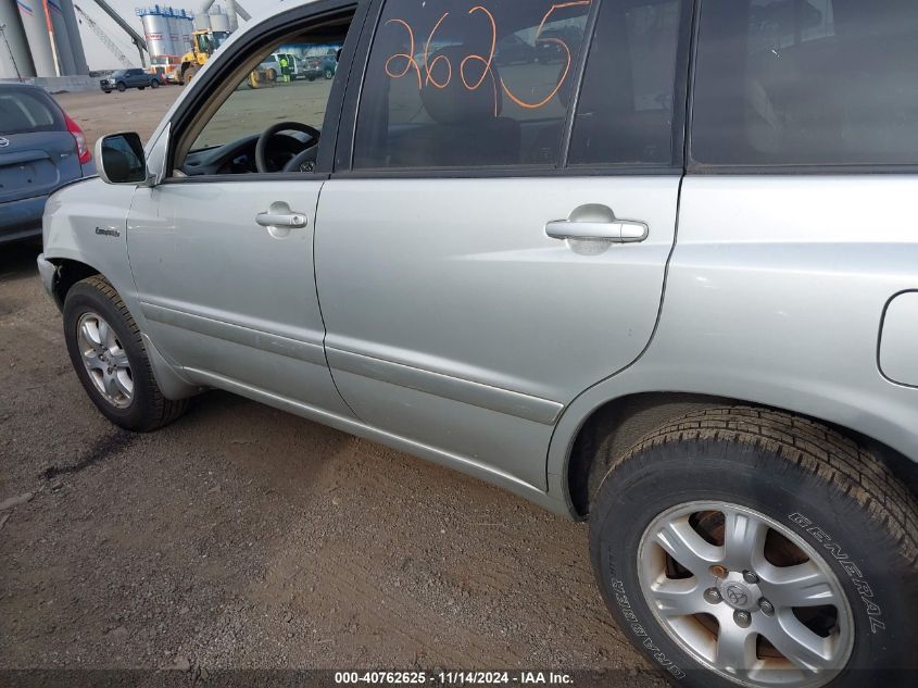 2003 Toyota Highlander Limited V6 VIN: JTEHF21A430146857 Lot: 40762625