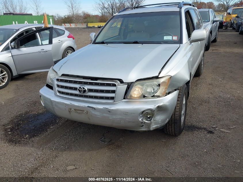 2003 Toyota Highlander Limited V6 VIN: JTEHF21A430146857 Lot: 40762625