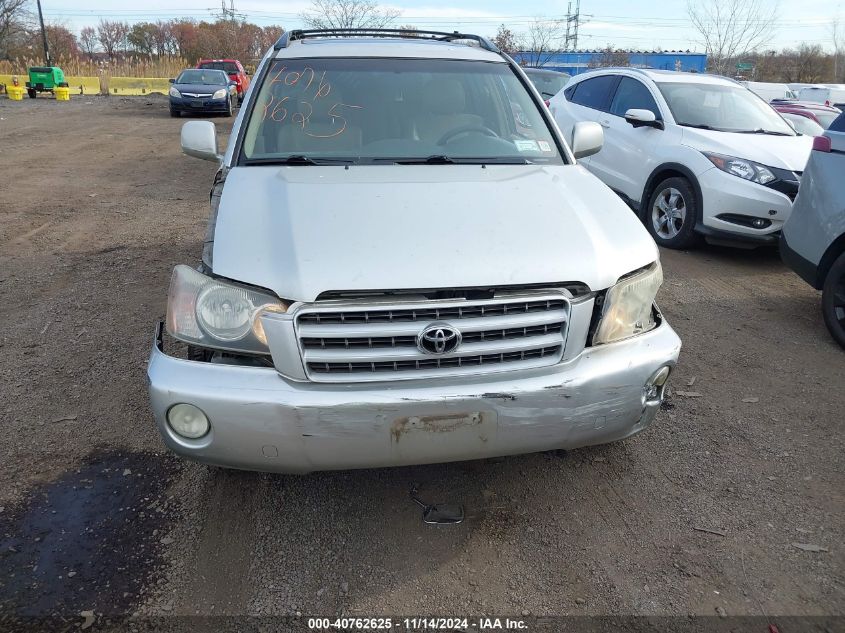 2003 Toyota Highlander Limited V6 VIN: JTEHF21A430146857 Lot: 40762625