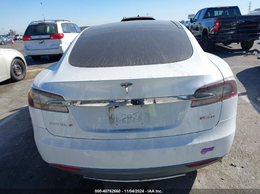 2015 Tesla Model S 85D/P85D VIN: 5YJSA1H44FF080609 Lot: 40762660