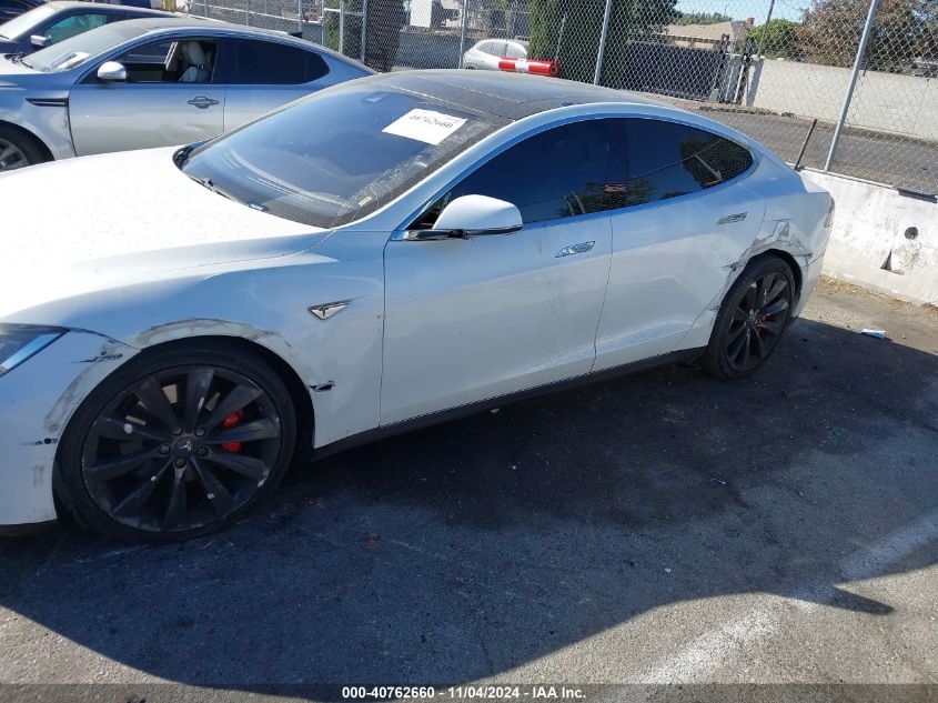 2015 Tesla Model S 85D/P85D VIN: 5YJSA1H44FF080609 Lot: 40762660