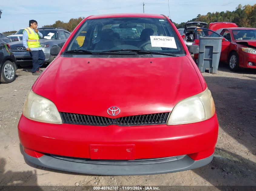 2000 Toyota Echo VIN: JTDAT1238Y0080569 Lot: 40762707