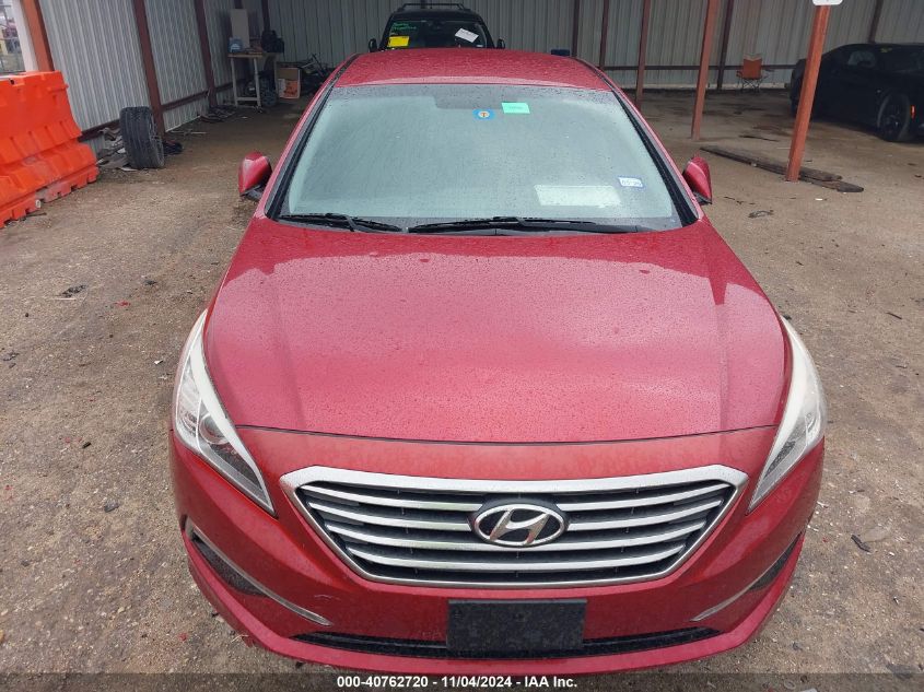 2015 Hyundai Sonata Se VIN: 5NPE24AF7FH233752 Lot: 40762720