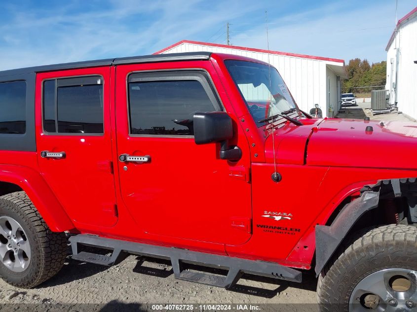 2016 Jeep Wrangler Unlimited Sahara VIN: 1C4HJWEG3GL228625 Lot: 40762725