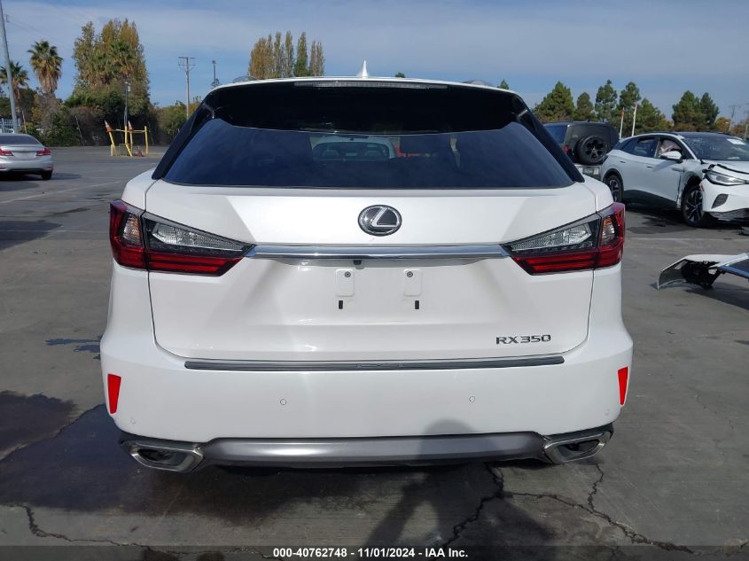 2017 Lexus Rx 350 VIN: 2T2BZMCA4HC092589 Lot: 40762748