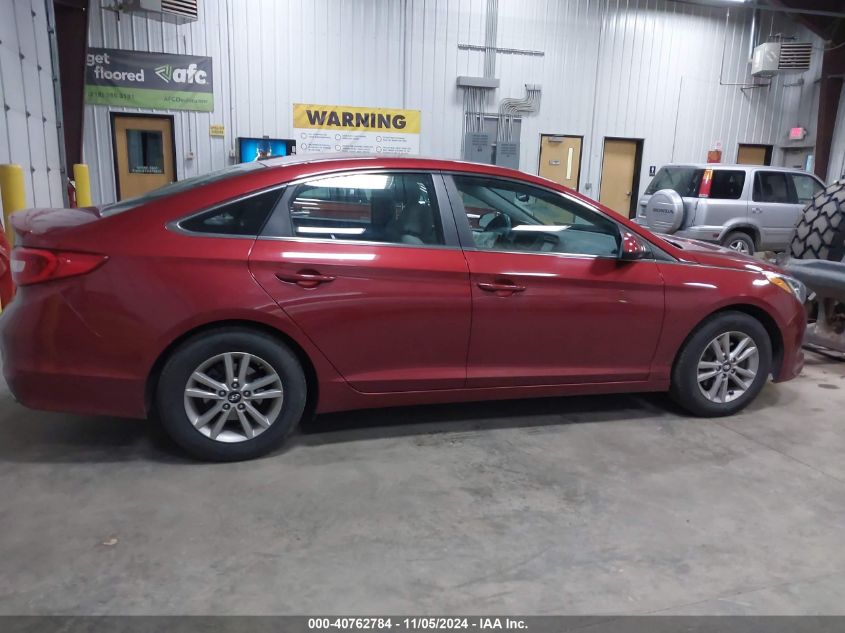 2016 Hyundai Sonata Se VIN: 5NPE24AF2GH377145 Lot: 40762784