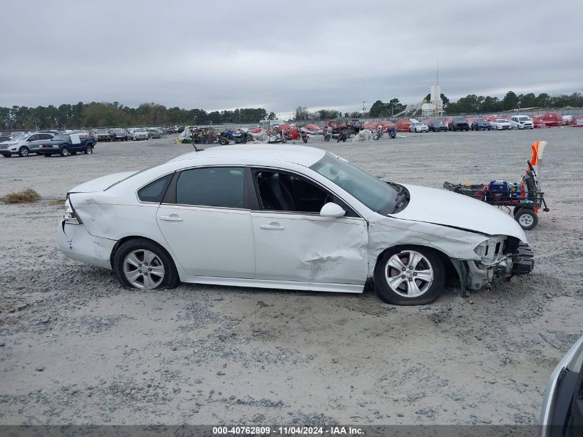 2012 Chevrolet Impala Ls Fleet VIN: 2G1WF5E32C1231461 Lot: 40762809