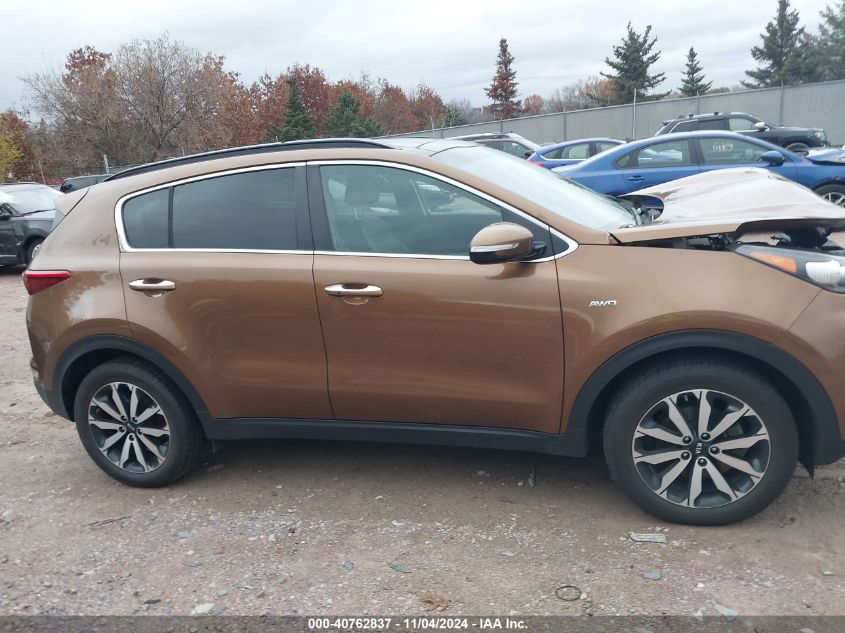 2018 KIA SPORTAGE EX - KNDPNCAC7J7401838
