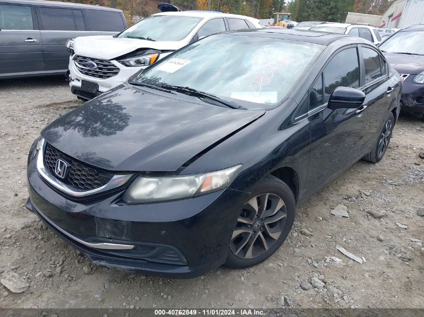 2015 Honda Civic Ex VIN: 19XFB2F8XFE080470 Lot: 40762849