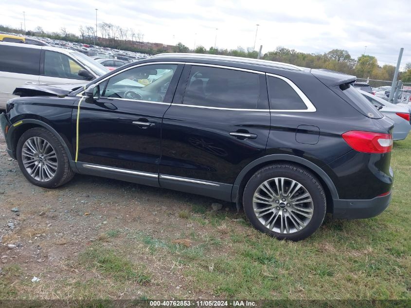 2018 Lincoln Mkx Reserve VIN: 2LMPJ6LR4JBL21855 Lot: 40762853