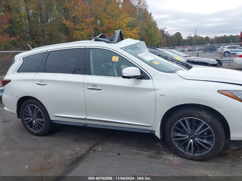 2019 Infiniti Qx60 Luxe VIN: 5N1DL0MM6KC517208 Lot: 40762856