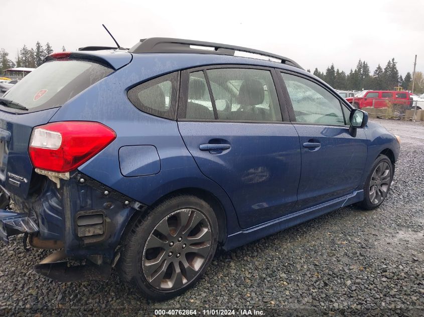 2012 Subaru Impreza 2.0I Sport Premium VIN: JF1GPAL62CH214421 Lot: 40762864