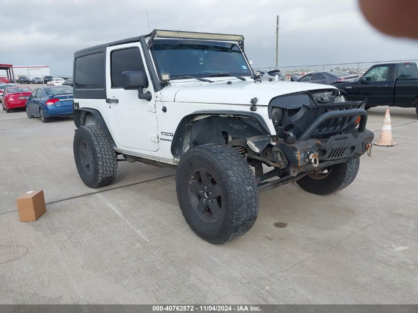 2013 Jeep Wrangler Sport VIN: 1C4GJWAGXDL670251 Lot: 40762872