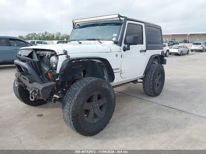 2013 Jeep Wrangler Sport VIN: 1C4GJWAGXDL670251 Lot: 40762872