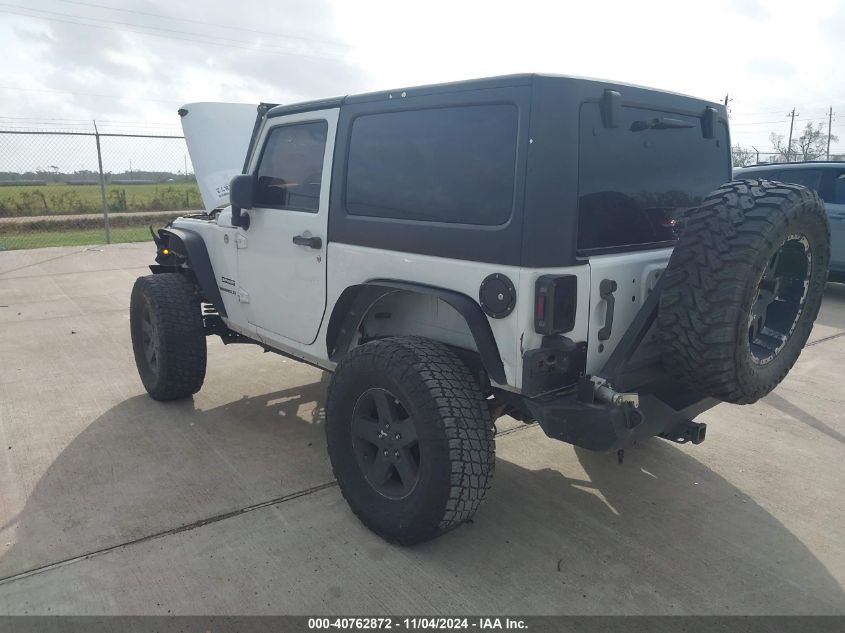 2013 Jeep Wrangler Sport VIN: 1C4GJWAGXDL670251 Lot: 40762872