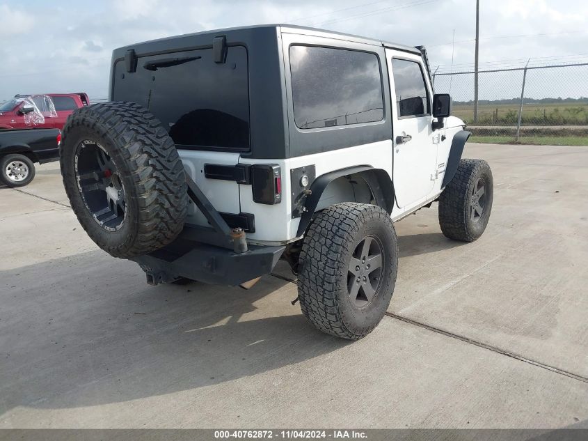 2013 Jeep Wrangler Sport VIN: 1C4GJWAGXDL670251 Lot: 40762872