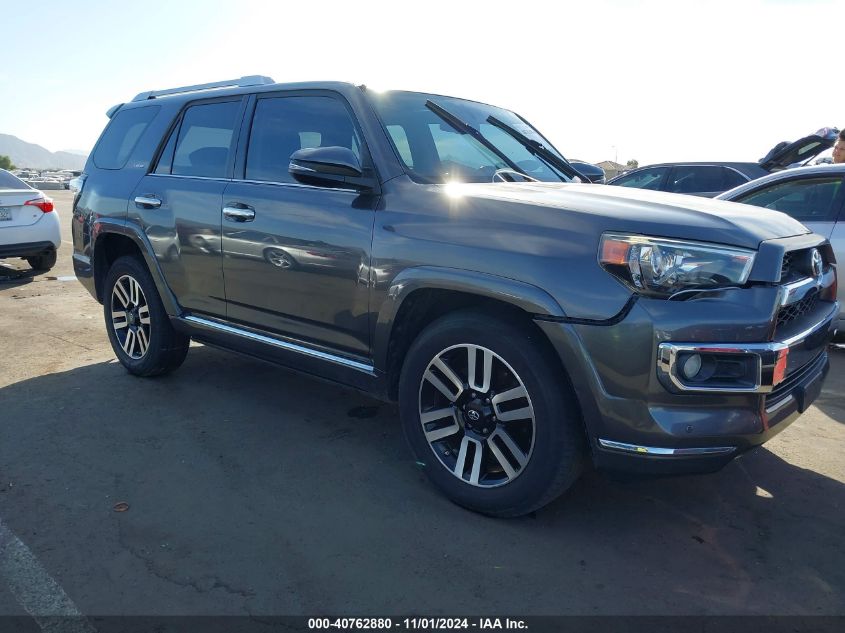 2014 Toyota 4Runner Limited VIN: JTEZU5JR5E5083758 Lot: 40762880