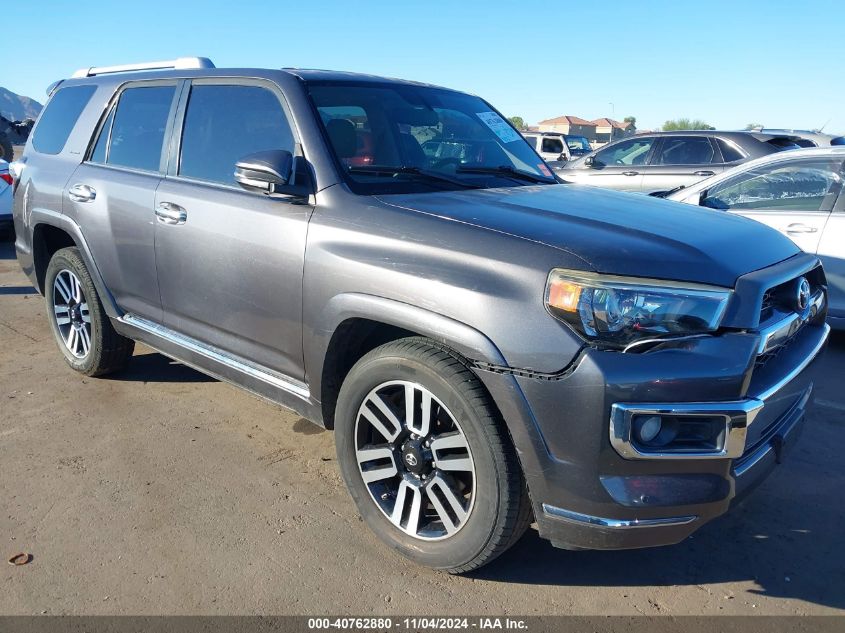 2014 Toyota 4Runner Limited VIN: JTEZU5JR5E5083758 Lot: 40762880