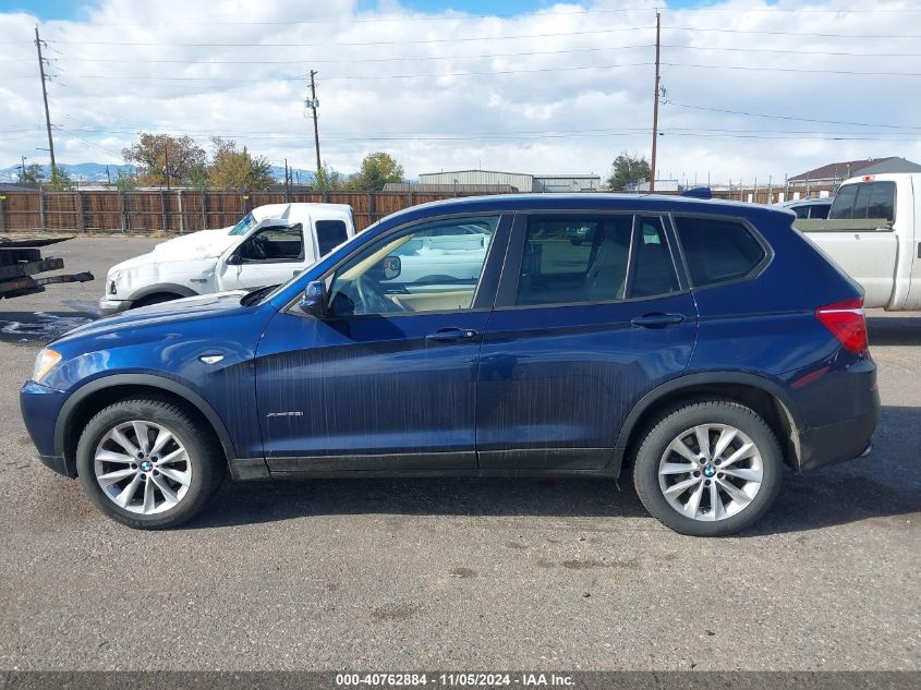 2013 BMW X3 xDrive28I VIN: 5UXWX9C59D0A32146 Lot: 40762884