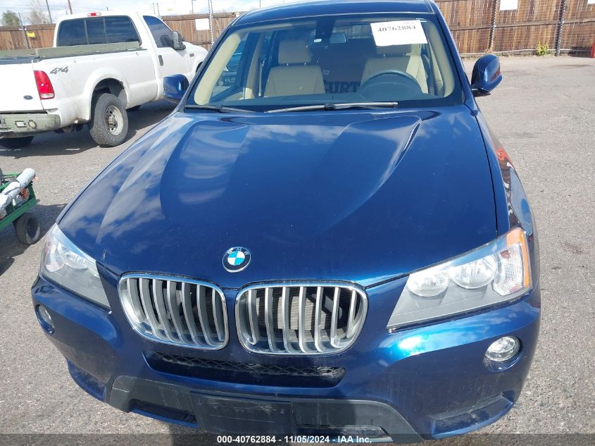 2013 BMW X3 xDrive28I VIN: 5UXWX9C59D0A32146 Lot: 40762884