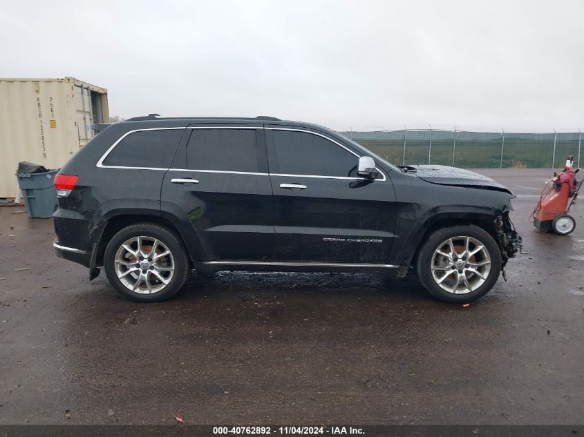 2014 Jeep Grand Cherokee Summit VIN: 1C4RJFJG4EC448928 Lot: 40762892