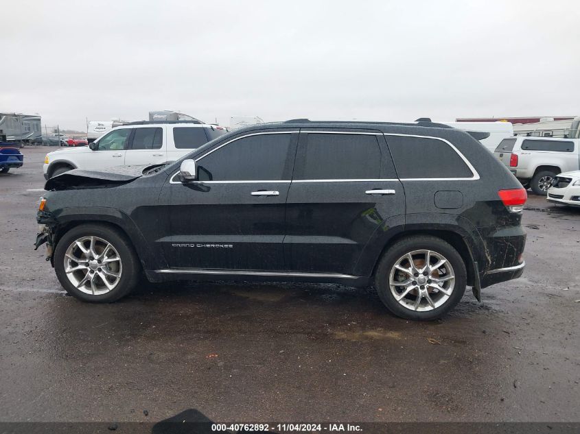 2014 Jeep Grand Cherokee Summit VIN: 1C4RJFJG4EC448928 Lot: 40762892