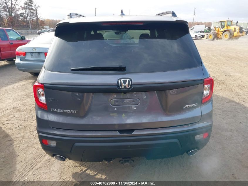 2020 Honda Passport Exl VIN: 5FNYF8H57LB009347 Lot: 40762900