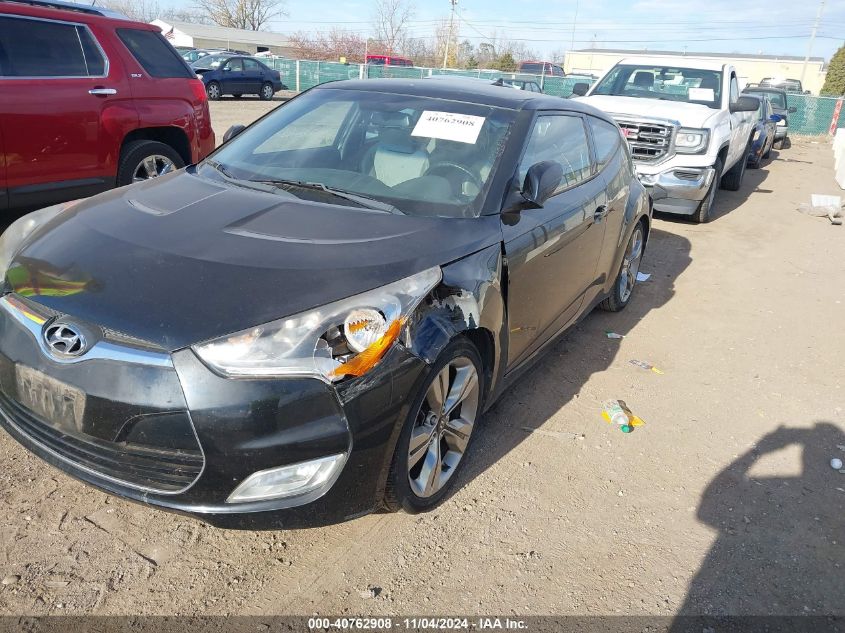 2012 Hyundai Veloster Base W/Gray VIN: KMHTC6AD6CU083032 Lot: 40762908