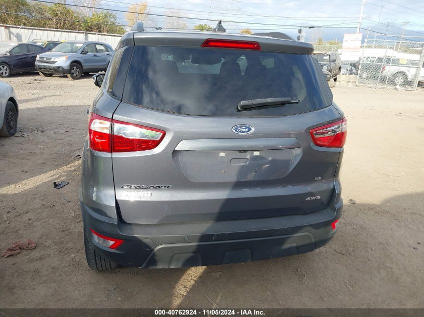 2020 Ford Ecosport Se VIN: MAJ6S3GL5LC360363 Lot: 40762924