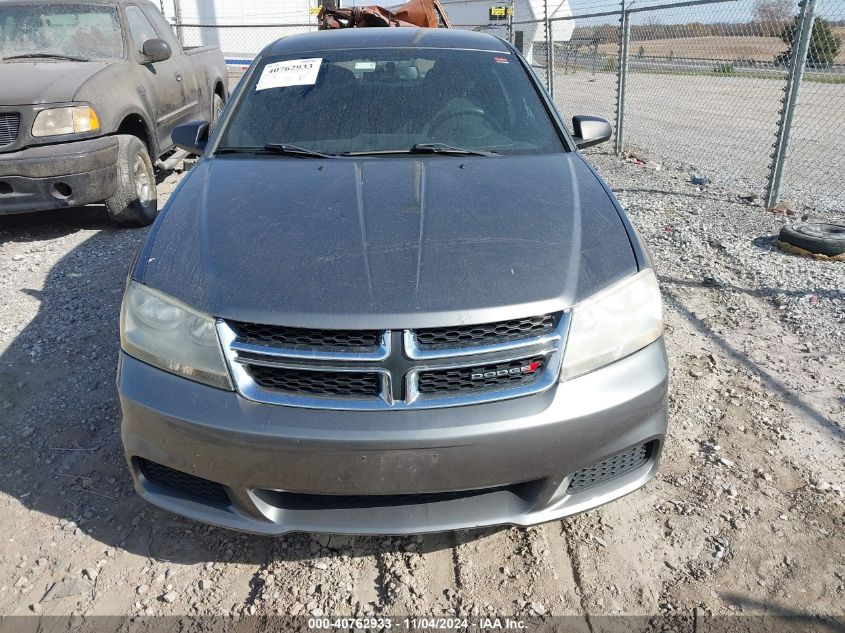 2013 Dodge Avenger Se V6 VIN: 1C3CDZAGXDN599035 Lot: 40762933