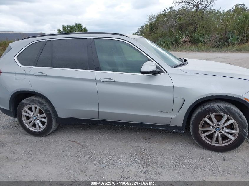 2015 BMW X5 xDrive35I VIN: 5UXKR0C51F0P01398 Lot: 40762978