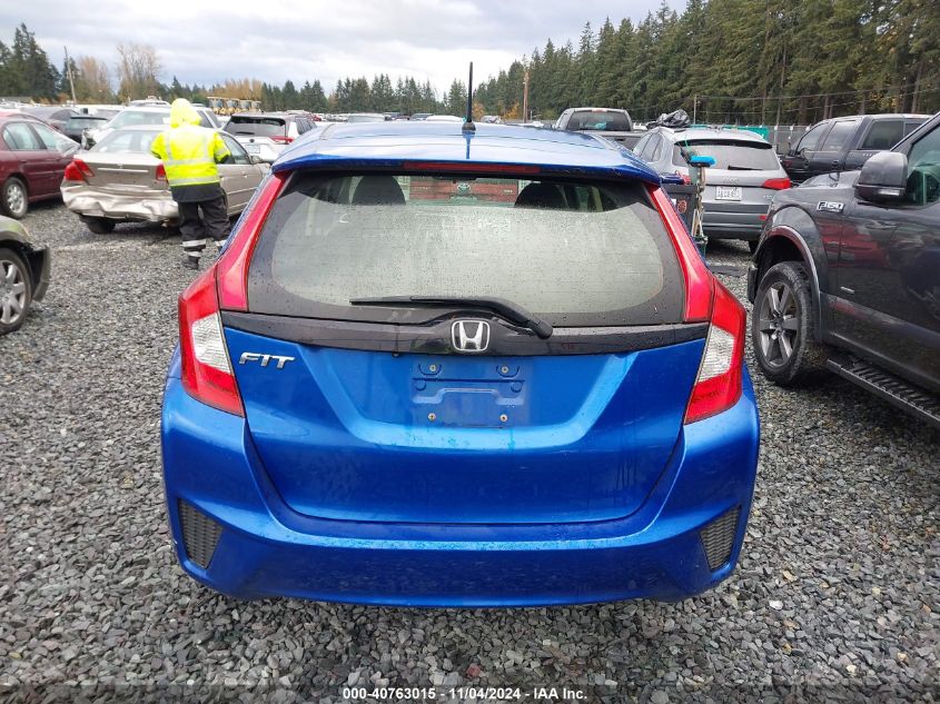 2016 Honda Fit Lx VIN: JHMGK5H59GS015969 Lot: 40763015