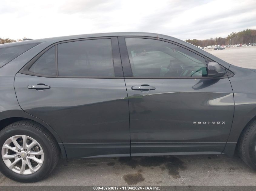 2018 Chevrolet Equinox Ls VIN: 3GNAXHEV1JL392338 Lot: 40763017