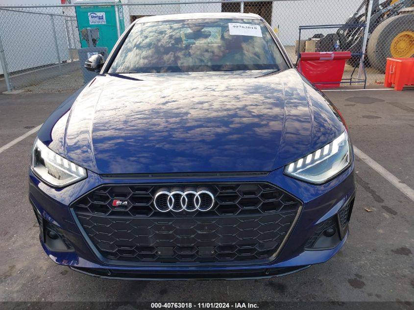 2021 Audi S4 Premium Plus Tfsi Quattro Tiptronic VIN: WAUB4AF44MA018379 Lot: 40763018