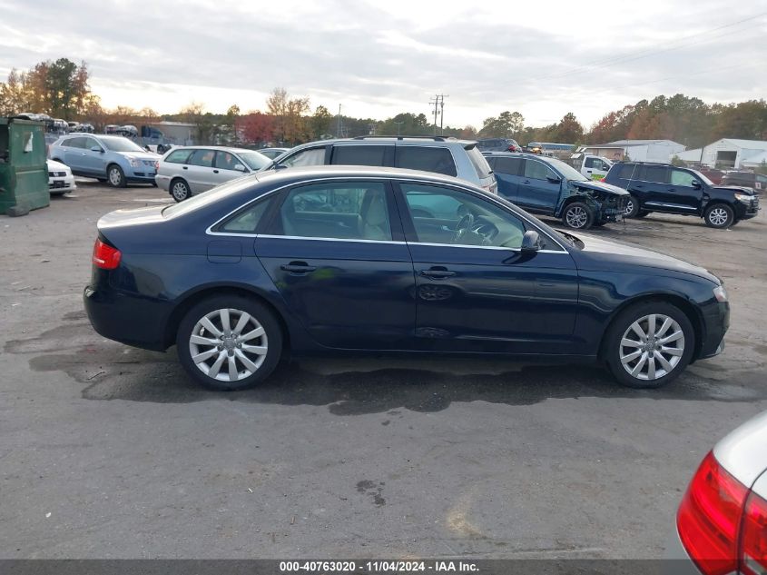 2011 Audi A4 2.0T Premium VIN: WAUFFAFL3BN011786 Lot: 40763020